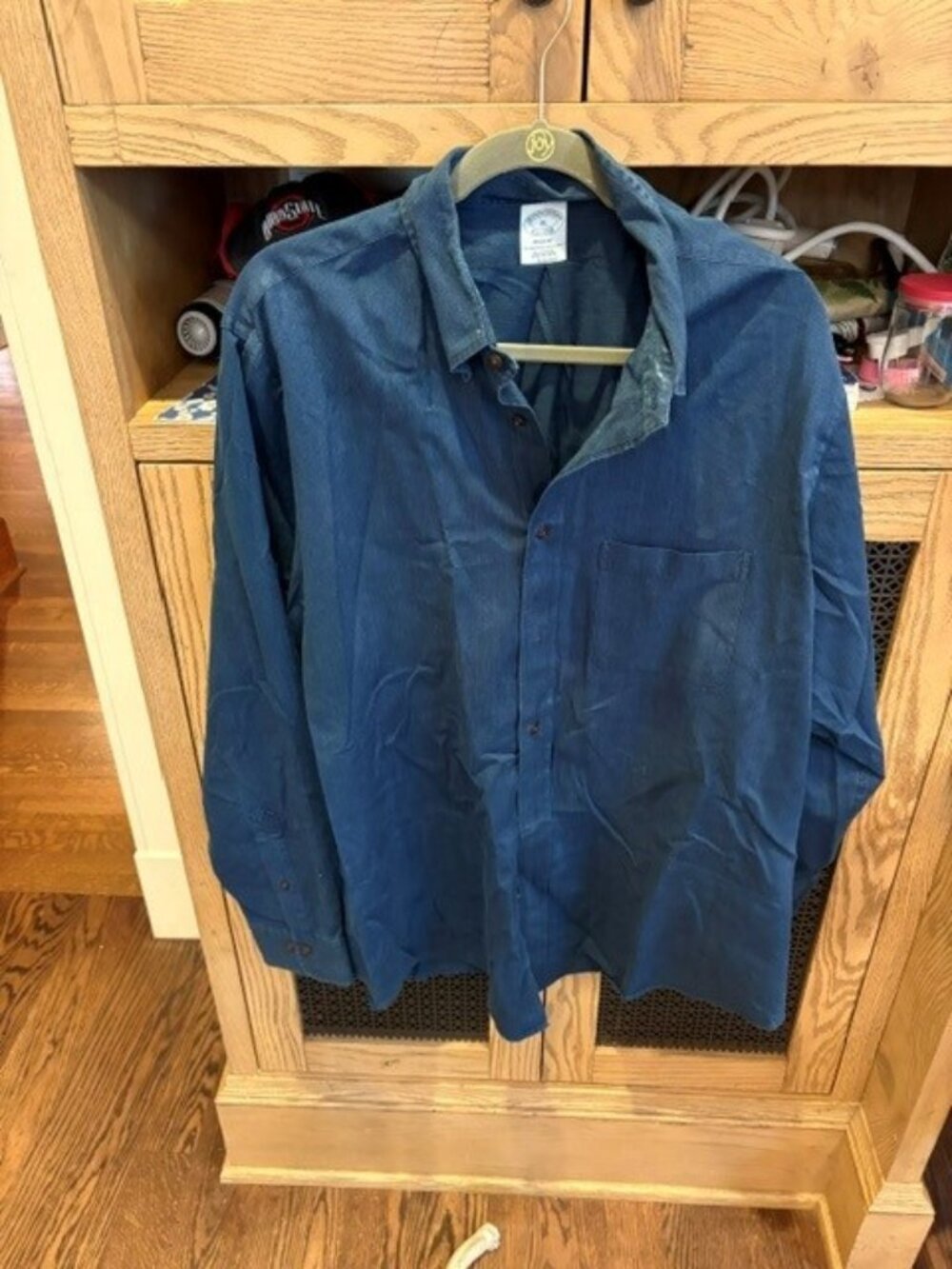 Brooks Brothrs XL Regent Blue mens shirt